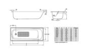 Ванна BLB Europa 105x70 B15E B15E фото 3