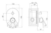 Смеситель для душа D-K DA1394801 DA1394801 фото 2