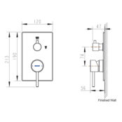 Смеситель для душа Bravat Arc P69193C-2-ENG P69193C-2-ENG фото 2