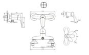 Смеситель для душа Bravat Eco F9111147C-01 F9111147C-01 фото 3