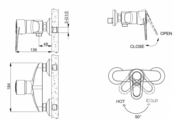 Смеситель для душа Bravat Loop F9124182CP-01-RUS F9124182CP-01-RUS фото 2