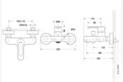 Смеситель для ванны или для душа Bravat Stream F63783C-01A F63783C-01A фото 3