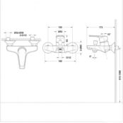 Смеситель для ванны или для душа Bravat Line F65299C-B-RUS F65299C-B-RUS фото 2