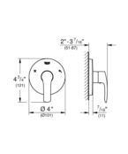 Смеситель для ванны или для душа Grohe Eurosmart 19972002 19972002 фото 2