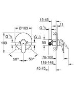 Смеситель для душа Grohe Eurostyle 23725003 23725003 фото 2