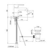 Смеситель для биде Nobili ABC AB87119/1CR хром AB87119/1CR фото 2