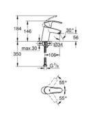 Смеситель для раковины Grohe ESM 2015 32467002 32467002 фото 2