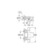 Смеситель для ванны или для душа Grohe 34497000 34497000 фото 2