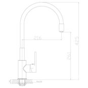 Смеситель для кухни Rossinka Z Z35-35U-Red красный Z35-35U-Red фото 2