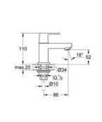 Смеситель для раковины Grohe Eurocube 23137000 23137000 фото 2