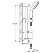 Смеситель для ванны Grohe Комплект 3в1 Eurostyle 124416 124416 фото 2