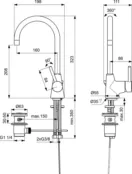 Смеситель для раковины Ideal Standard CERALINE BC195AA BC195AA фото 2