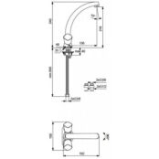 Смеситель для кухни Vidima Quadro BA246AA BA246AA фото 2