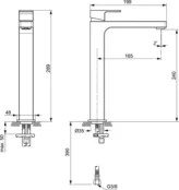 Смеситель для раковины Ideal Standard EDGE A7114AA A7114AA фото 2