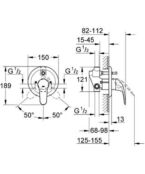 Смеситель для душа Grohe Euroeco 32747000 32747000 фото 2