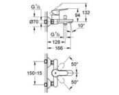 Смеситель для ванны или для душа Grohe BauEdge 23334000 23334000 фото 2