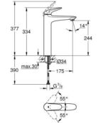 Смеситель для раковины Grohe Eurostyle 23719003 23719003 фото 3