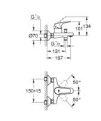 Смеситель для ванны и душа Grohe BauFlow 23756000 23756000 фото 2