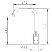 Смеситель Clever Right Inox Finish 99851 99851 фото 2