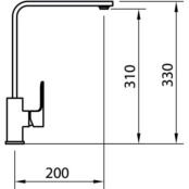 Смеситель Clever Saona Slim 60128 60128 фото 2