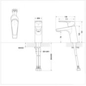 Смеситель для раковины Bravat Line F15299C-1 F15299C-1 фото 3