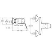 Смеситель для душа Jacob Delafon Brive E75765-CP E75765-CP фото 2