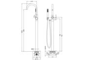 Смеситель для ванны и душа Timo Saona 2310/03Y-CR черный 2310/03Y-CR фото 4