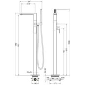 Смеситель для ванны и душа Timo Selene 2210/03Y-CR черный 2210/03Y-CR фото 2