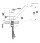 Смеситель для кухни Lemark Omega LM3104C хром LM3104C фото 2