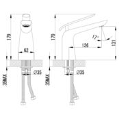 Смеситель для раковины Lemark Melange LM4906CW белый LM4906CW фото 2