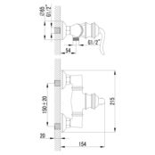 Смеситель для душа Lemark Brava LM4703G золото LM4703G фото 2