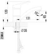 Смеситель для раковины Lemark Omega LM3107C хром LM3107C фото 2