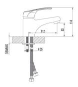 Смеситель для раковины Lemark Omega LM3106C хром LM3106C фото 2