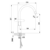 Смеситель для кухни Lemark Rlus Grace LM1505C хром LM1505C фото 2