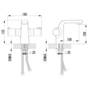 Смеситель для раковины Lemark Yeti LM7836C хром LM7836C фото 2