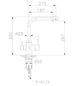 Смеситель для кухни Lemark Expert LM5061S матовый хром LM5061S фото 2