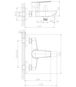 Смеситель для ванны или для душа Rossinka S S35-31 хром S35-31 фото 2