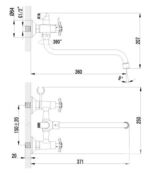 Смеситель для ванны или для душа Lemark Partner LM6541C хром LM6541C фото 2