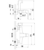 Смеситель с гигиеническим душем Lemark Unit LM4518C хром LM4518C фото 2