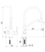 Смеситель для кухни Lemark Comfort LM3070C-Green зеленый хром LM3070C-Green фото 2