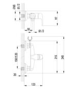 Смеситель для душа Lemark Pramen LM3318B бронза LM3318B фото 2