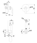 Смеситель для душа Lemark Brava LM4719G золото LM4719G фото 2