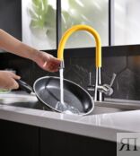 Смеситель для кухни Lemark Comfort LM3075C-Yellow желтый хром LM3075C-Yellow фото 2