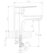 Смеситель для раковины Rossinka S S35-15 хром S35-15 фото 2