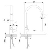 Смеситель для кухни Lemark Plus Advance LM1205C хром LM1205C фото 2