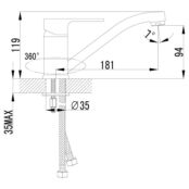 Смеситель для кухни Lemark Rlus Grace LM1504C хром LM1504C фото 2