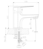 Смеситель для раковины Rossinka S S35-11 хром S35-11 фото 2