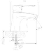 Смеситель для раковины Rossinka T T40-11 хром T40-11 фото 2