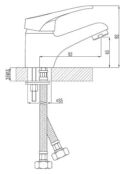 Смеситель для раковины Rossinka B B35-11 хром B35-11 фото 2