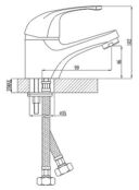 Смеситель для раковины Rossinka D D40-11 хром D40-11 фото 2